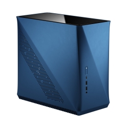 Fractal Design Era ITX (Cobalt TG) Compact Case w/ Glass Top Panel, Mini ITX, ATX/SFX PSU & 295mm GPU Support, 240mm Watercooling, USB-C Cases
