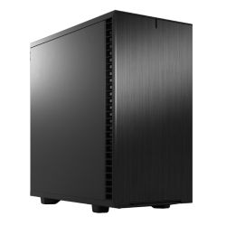 Fractal Design Define 7 Mini Black Solid Gaming Case, Micro ATX, Sound Dampening, Ventilated PSU Shroud, USB-C, 331mm GPU & 240mm Radiator Support