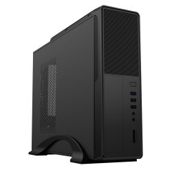 CiT_S014B_Micro_ATX_Slim_Desktop_Case_300W_PSU_Mesh_Front_8cm_Fan_Card_Reader_USB_3.0_Black