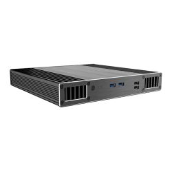 Akasa Plato TN Slim Fanless Case for 11th Gen Intel NUC boards, VESA Mounting, 2.5 SATA HDDSSD