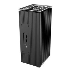 Akasa Turing TN Fanless NUC Case for 11th Gen Intel NUC Tiger Canyon Boards, 28W TDP, Position VerticallyHorizontally, M.2 Heatsink