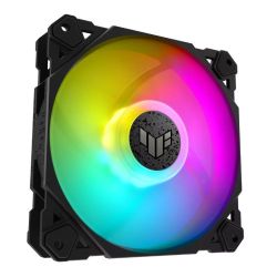 Asus TUF Gaming TF120 ARGB 12cm PWM Case Fan, Fluid Dynamic Bearing, Double-layer LED Array, Up to 1900 RPM