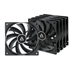 Arctic_F12_Low_Noise_12cm_Case_Fans_5_Pack_Black_&_White_9_Blades_Fluid_Dynamic_Value_Pack