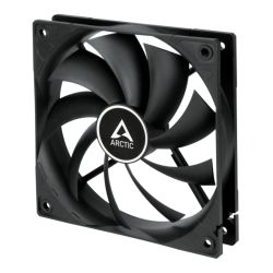 Arctic F12 12cm PWM Case Fan, Black, 9 Blades, Fluid Dynamic, up to 13.5K RPM, 6 Year Warranty Cooling