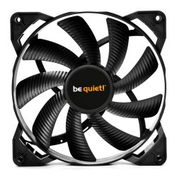 Be Quiet! BL080 Pure Wings 2 12cm High Speed Case Fan, Rifle Bearing, Black Cooling