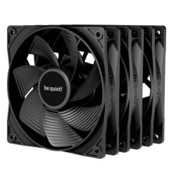 Be Quiet! BL137 Pure Wings 3 120mm PWM Reverse Blade Case Fans 3 Pack, Rifle Bearing, 1500 RPM, Black