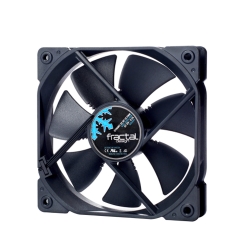 Fractal Design Dynamic X2 GP-12 PWM 12cm Case Fan, Long Life Sleeve Bearing, Counter-balanced Magnet, 2000 RPM, Black Cooling