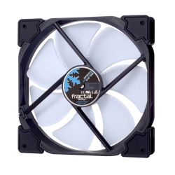 Fractal Design Venturi HP-14/PWM 14cm Case Fan, Fluid-Dynamic Bearing, Counter-balanced Magnet, 400-1500 RPM, Black & White Cooling