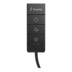 Fractal Design Adjust 2 Digital Fan & ARGB Lighting Controller, 12 Colour Modes, 5 Brightness Modes, Motion Effects, No Software Needed