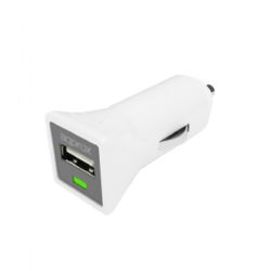 Approx (APPUSBCARB) USB Compact Car Adapter, 5V 1000mA, White Powerbanks / Chargers