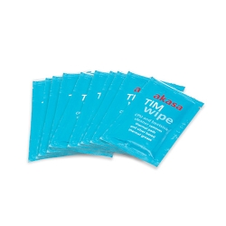 Akasa TIM Pre-Moistened Wipes, CPUGPUHeatsink Cleaner, 10 Individually Packaged Wipes