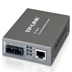 TP-LINK MC100CM Multi-Mode SC Fiber Media Converter, up to 2km, 100B-FX to 100B-TX Copper