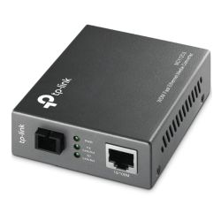 TP-LINK MC112CS Single-Mode SC Fiber WDM Media Converter, up to 20km, 100B-FX to 100B-TX Copper