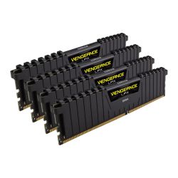 Corsair Vengeance LPX 64GB Kit 4 x 16GB, DDR4, 2666MHz PC4-21300, CL16, XMP 2.0, DIMM Memory