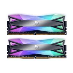 ADATA XPG Spectrix D60G RGB LED 16GB (2 x 8GB), DDR4, 3200MHz (PC4-25600) CL16, XMP 2.0, DIMM Memory Memory - Desktop
