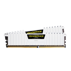 Corsair Vengeance LPX 16GB Kit (2 x 8GB), DDR4, 3200MHz (PC4-25600), CL16, XMP 2.0, Ryzen Optimised, DIMM Memory, White Memory - Desktop