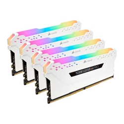 Corsair Vengeance RGB Pro SL 32GB Memory Kit (4 x 8GB), DDR4, 3600MHz (PC4-28800), CL18, XMP 2.0, White Memory - Desktop