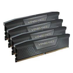 Corsair Vengeance 128GB Kit 4 x 32GB, DDR5, 5600MHz PC5-44800, CL40, 1.25V, PMIC, XMP 3.0, Black, DIMM Memory