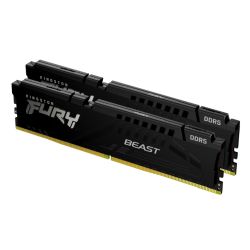 Kingston Fury Beast 16GB Kit 2 x 8GB, DDR5, 5600MHz, CL40, 1.25V, ECC, XMP 3.0, PMIC, DIMM Memory
