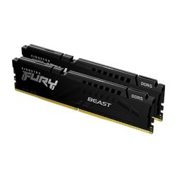 Kingston Fury Beast 32GB Kit 2 x 16GB, DDR5, 4800MHz PC5-38400, CL38, 1.1V, ECC, XMP 3.0, AMD EXPO, PMIC, DIMM Memory