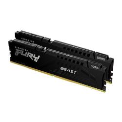 Kingston Fury Beast 32GB Kit 2 x 16GB, DDR5, 6000MHz PC5-48000, CL36, 1.35V, ECC, XMP 3.0, PMIC, AMD EXPO, DIMM Memory