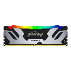 Kingston Fury Renegade RGB 32GB, DDR5, 6400MHz, CL32, 1.4V, ECC, XMP 3.0, PMIC, DIMM Memory, BlackSilver