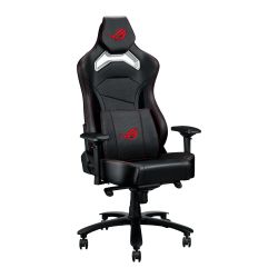Asus ROG Chariot Core Gaming Chair, Racing-Car Style, Steel Frame, PU Leather, Memory-Foam Lumbar, 4D Armrests, 145° Recline,  Tilt & Class 4 Gas Lift