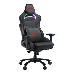 Asus ROG Chariot RGB Gaming Chair, Racing-Car Style, Steel Frame, PU Leather, Memory-Foam Lumbar, 4D Armrests, 145° Recline,  Tilt & Class 4 Gas Lift