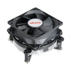 Akasa AK-CCE-7102EP Ultra Quiet Heatsink and Fan, Intel 1200115X775, Ultra Quiet PWM Fan, 73W TDP