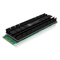 Icy Box IB-M2HS-701 Heatsink for M.2 2280 SSDs, Aluminium, Thermal Pads