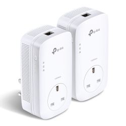 TP-LINK TL-PA8010P KIT AV1300 GB Powerline Adapter Kit, AV2, 1-Port, AC Pass Through