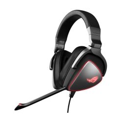 Asus ROG DELTA Origin Red LED Gaming Headset, USB-CUSB-A, Ergonomic D-shape Ear Cups