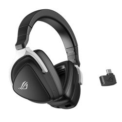 Asus ROG DELTA S Wireless Gaming Headset, Hi-Res, 2.4 GHzBluetooth, AI Beamforming Mics w AI Noise Cancellation, PS5 Compatible
