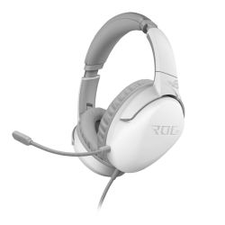 Asus ROG Strix Go Core Gaming Headset, 3.5mm Jack, Airtight Chambers, Lightweight, Foldable, Controls on Earcups, Moonlight White
