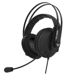 Asus TUF Gaming H7 Core Gaming Headset, 53mm Driver, 3.5mm Jack, Boom Mic, Stainless-Steel, Gun Metal Headsets/Speakerphones