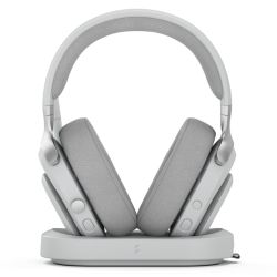 Fractal Design Scape Light Gaming Headset, WirelessBtoothUSB, Custom-Tuned Drivers, EQ Presets, 40 Hours Battery, Charging Stand, Ambient Lighting