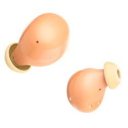 Hama Freedom Buddy II Bluetooth Earbuds True Wireless with Mic, Bass Boost, TouchVoice Control, 20 Hour Battery, ChargingCarry Case, Orange