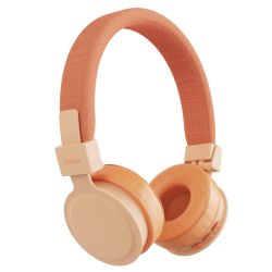 Hama Freedom Lit III Bluetooth Headset w Mic, 3.5mm JackUSB-C, Foldable, Up to 15hrs Battery, Orange