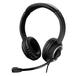 Sandberg 126-16 Chat Headset with Boom Mic, USB, 40mm Drivers,  In-Line Controls, 5 Year Warranty