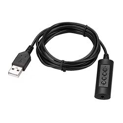 Sandberg 3.5mm Jack Female to USB Type-A Male Adapter, 1.5 Metres, 5 Year Warranty