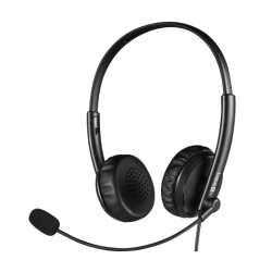 Sandberg USB/3.5mm Jack Headset with Boom Microphone, In-line Controls, 5 Year Warranty Headsets