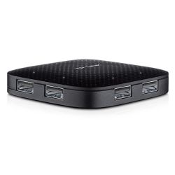 TP-LINK UH400 Portable External 4-Port USB 3.0 Hub, Driverless, Black