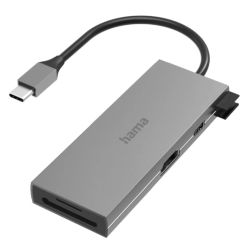 Hama_USB-C_3.2_Gen1_Hub_w_HDMI_&_Card_Reader_-_2x_USB-A_1x_USB-C_1x_HDMI_SD_&_microSD_Slots_Aluminium