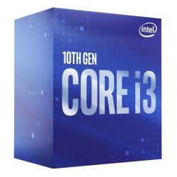 Intel Core I3-10100 CPU, 1200, 3.6 GHz 4.3 Turbo, Quad Core, 65W, 14nm, 6MB Cache, Comet Lake