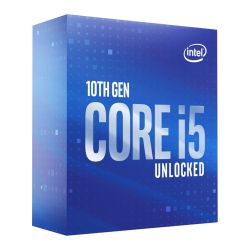 Intel Core I5-10600K CPU, 1200, 4.1 GHz 4.8 Turbo, 6-Core, 125W, 14nm, 12MB Cache, Overclockable, Comet Lake, NO HEATSINKFAN