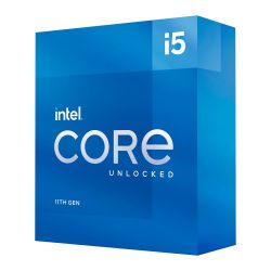 Intel Core i5-11600K CPU, 1200, 3.9 GHz 4.9 Turbo, 6-Core, 125W, 14nm, 12MB Cache, Overclockable, Rocket Lake, NO HEATSINKFAN