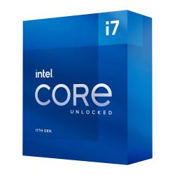 Intel Core i7-11700K CPU, 1200, 3.6 GHz 5.0 Turbo, 8-Core, 125W, 14nm, 16MB Cache, Overclockable, Rocket Lake, NO HEATSINKFAN 