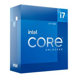 Intel Core i7-12700K CPU, 1700, 3.6 GHz 5.0 Turbo, 12-Core, 125W, 10nm, 25MB Cache, Overclockable, Alder Lake, NO HEATSINKFAN 