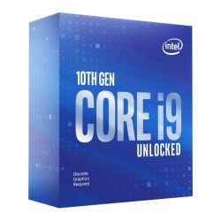 Intel Core I9-10900KF CPU, 1200, 3.7 GHz 5.3 Turbo, 10-Core, 125W, 14nm, 20MB Cache, Overclockable, No Graphics, Comet Lake, NO HEATSINKFAN