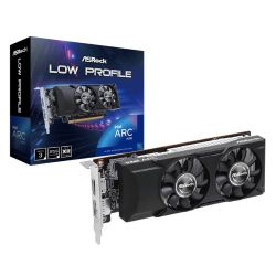Asrock Intel Arc A310 LP 4G, PCIe4, 4GB DDR6, HDMI, DP, 2000MHz Clock, 0dB Cooling, Low Profile